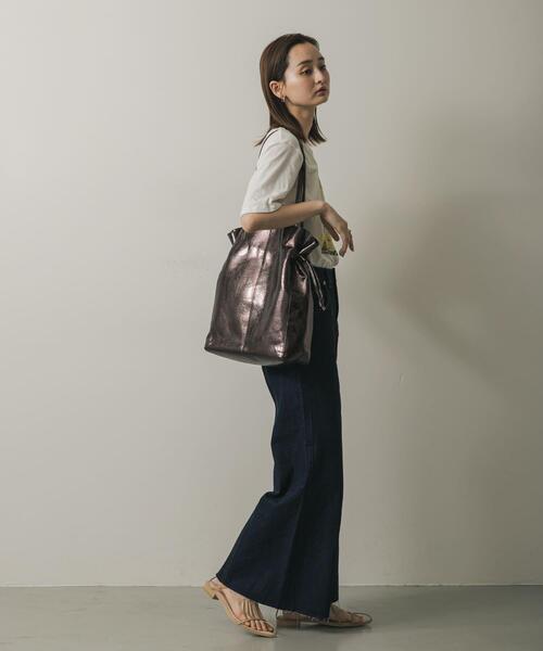 SENSE OF PLACE by URBAN RESEARCH（センスオブプレイスバイアーバンリサーチ）の「メタリックトートバッグ（トートバッグ・レディース・ゴールド/シルバー/チャコールグレー・ONE）」の14枚目の写真