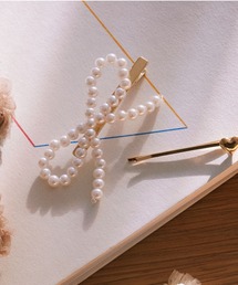 tiny tiny（ティニーティニー）の「BIGリボンヘアピン[tiny tiny(ティニーティニー)]（ヘアピン）」