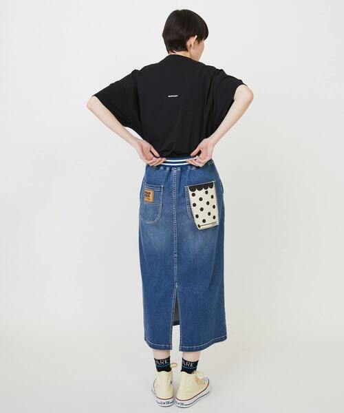 FRAPBOIS（フラボア）の「ムーブデニム スカート（スカート・レディース・ネイビー/ブルー・0/1）」の11枚目の写真