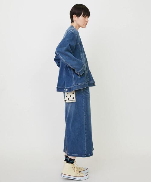 FRAPBOIS（フラボア）の「ムーブデニム スカート（スカート・レディース・ネイビー/ブルー・0/1）」の13枚目の写真