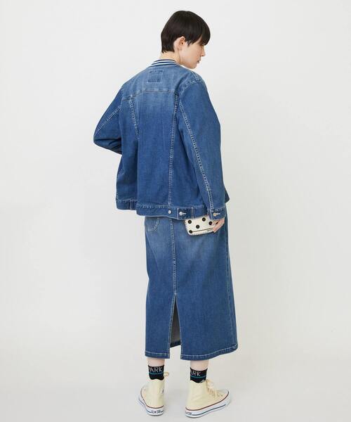 FRAPBOIS（フラボア）の「ムーブデニム スカート（スカート・レディース・ネイビー/ブルー・0/1）」の14枚目の写真