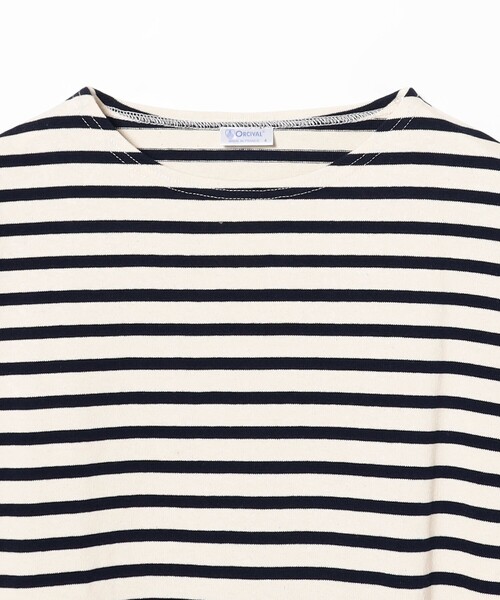 ORCIVAL(オーシバル)の「ORCIVAL / Cotton Lourd Half Sleeve Pullover(Tシャツ/カットソー・メンズ・オフホワイト/チャコールグレー・4/5/3)」の7枚目の写真