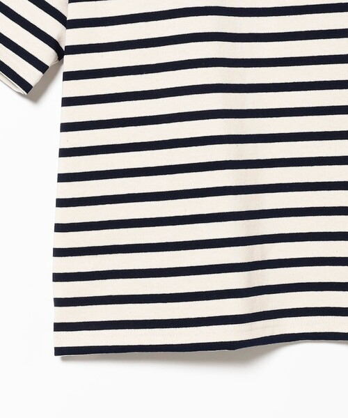 ORCIVAL(オーシバル)の「ORCIVAL / Cotton Lourd Half Sleeve Pullover(Tシャツ/カットソー・メンズ・オフホワイト/チャコールグレー・4/5/3)」の8枚目の写真