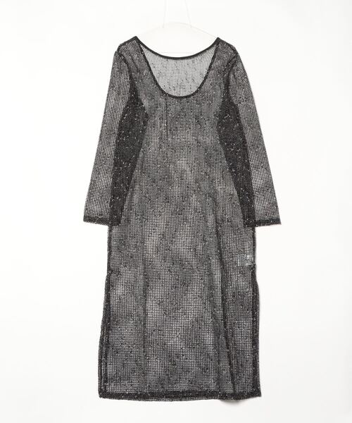 ANDREA&co カットメッシュバックオープンOP セール】カットメッシュバックオープンワンピース（ワンピース）｜Per