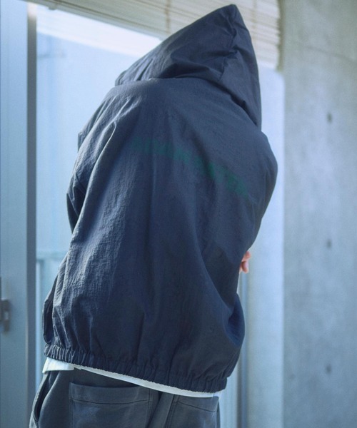 ADAM PATEK(アダムパテック)の「mj10567-sheer mesh camouflage hooded blouson ブルゾン(ブルゾン・メンズ・ブラック/ホワイト・2/1)」の13枚目の写真