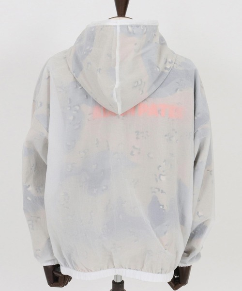 ADAM PATEK(アダムパテック)の「mj10567-sheer mesh camouflage hooded blouson ブルゾン(ブルゾン・メンズ・ブラック/ホワイト・2/1)」の21枚目の写真