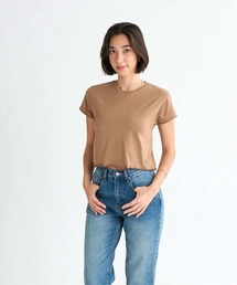 SWEET HONEY BUN /ロキシーショート丈メロー半袖Tシャツ
