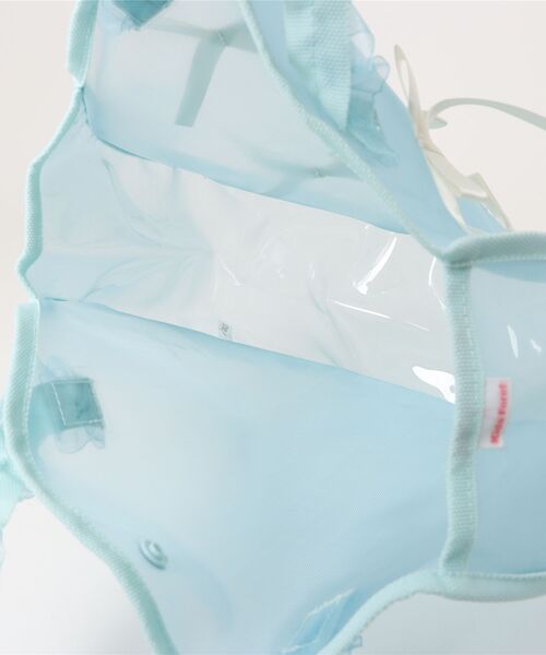 Kids Foret（キッズフォーレ）の「リボン付きプールバッグ（スイムグッズ・キッズ・サックスブルー/ラベンダー・FREE）」の5枚目の写真