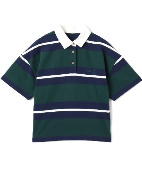 atmos pink（アトモスピンク）の「atmos pink Rugger Shirt / アトモス ピンク ラガーシャツ（その他トップス・レディース・イエロー/ピンク/グリーン・FREE）」の2枚目の写真