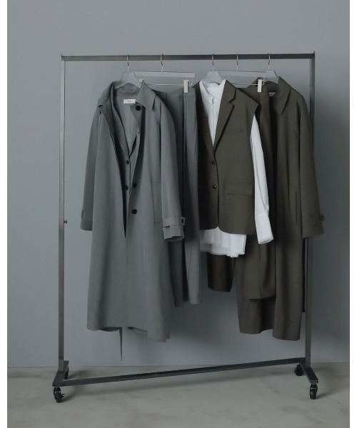 anuke（アンヌーク）の「anuke Soutiencollar Raglan Coat 62510002（ステンカラーコート・レディース・グレー/ブラウン・36/38）」の14枚目の写真