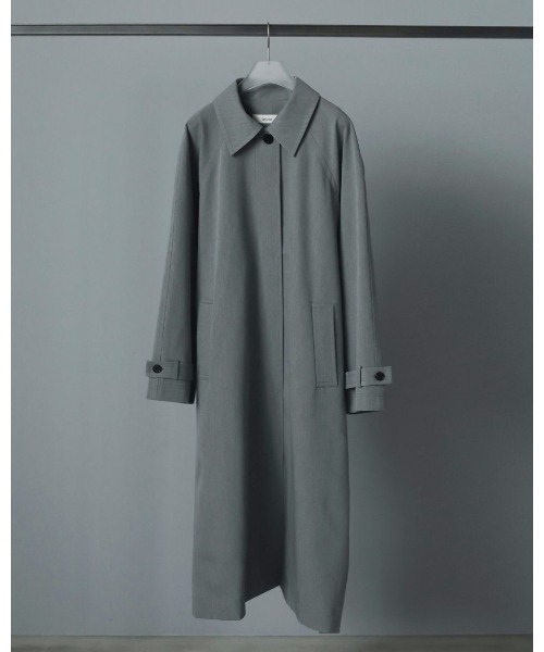 anuke（アンヌーク）の「anuke Soutiencollar Raglan Coat 62510002（ステンカラーコート・レディース・グレー/ブラウン・36/38）」の15枚目の写真