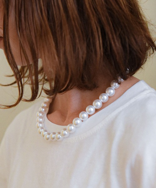 styiro（スタイロ）の「ニュアンスパールネックレス（ネックレス・レディース・ホワイト系その他/ホワイト系その他3/ホワイト系その他2/ホワイト系その他4/ホワイト系その他5・FREE）」の9枚目の写真