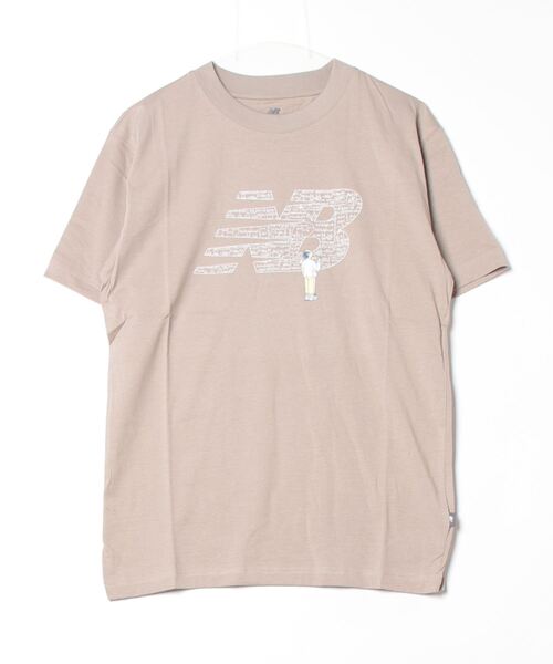 NEW BALANCE(ニューバランス)の「ニューバランス New Balance ショートスリーブTシャツ_Chalk Board(Tシャツ/カットソー・メンズ・チャコールグレー/ブラック・S/M/L/LL)」の1枚目の写真