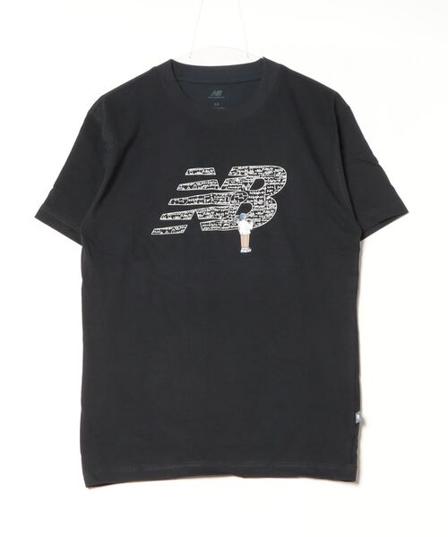 NEW BALANCE(ニューバランス)の「ニューバランス New Balance ショートスリーブTシャツ_Chalk Board(Tシャツ/カットソー・メンズ・チャコールグレー/ブラック・S/M/L/LL)」の2枚目の写真