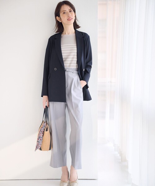 ANY SIS（エニィスィス）の「スカーフ付き カゴバッグ（かごバッグ・レディース・アイボリー系/ベージュ系・2）」の5枚目の写真