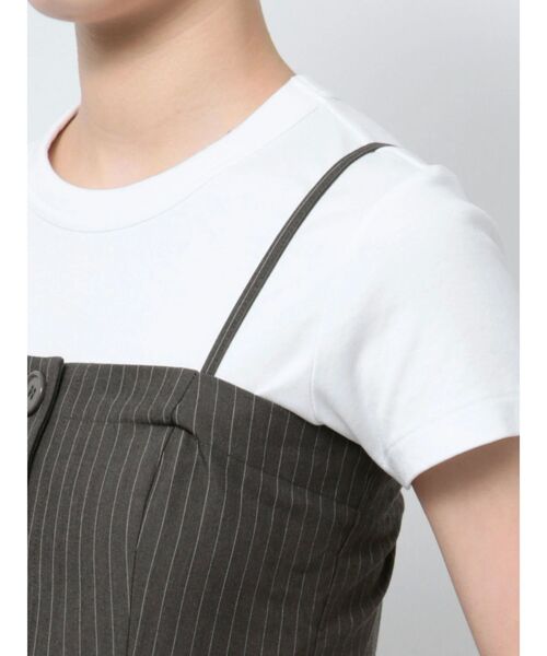 dazzlin（ダズリン）の「フリルビスチェ（シャツ/ブラウス・レディース・チャコールグレー/グレー・FREE）」の15枚目の写真