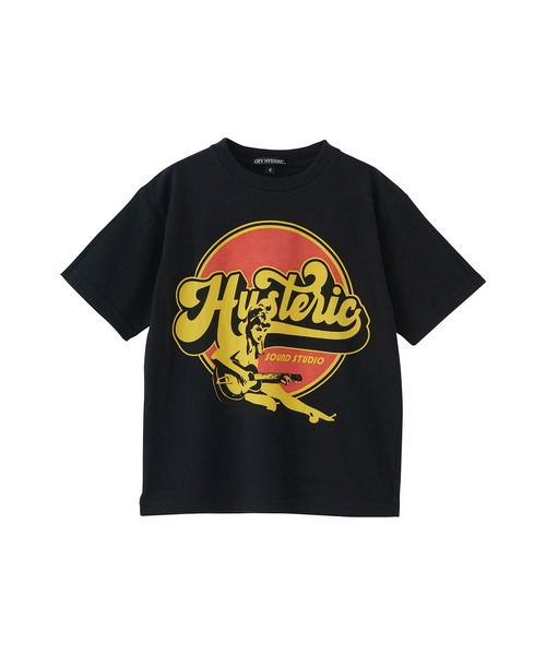 JOEY HYSTERIC(ジョーイヒステリック)の「HYSTERIC SOUND STUDIO Tシャツ(Tシャツ/カットソー・キッズ・ブラック/ホワイト系その他2・SMALL/MEDIUM)」の1枚目の写真