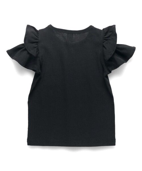 DRC branshes（ディーアールシーブランシェス）の「【WEB限定/DRC/綿100％】肩あきフリル半袖Tシャツ（Tシャツ/カットソー・キッズ・ブルーグレー/その他1/その他2/ブラック/ラベンダー/ピンク・150/140/90/120/100/110/130）」の10枚目の写真