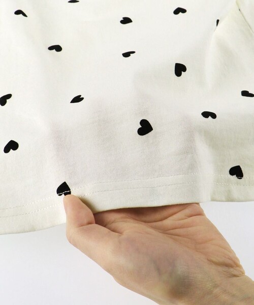 DRC branshes（ディーアールシーブランシェス）の「【WEB限定/DRC/綿100％】肩あきフリル半袖Tシャツ（Tシャツ/カットソー・キッズ・ブルーグレー/その他1/その他2/ブラック/ラベンダー/ピンク・150/140/90/120/100/110/130）」の21枚目の写真