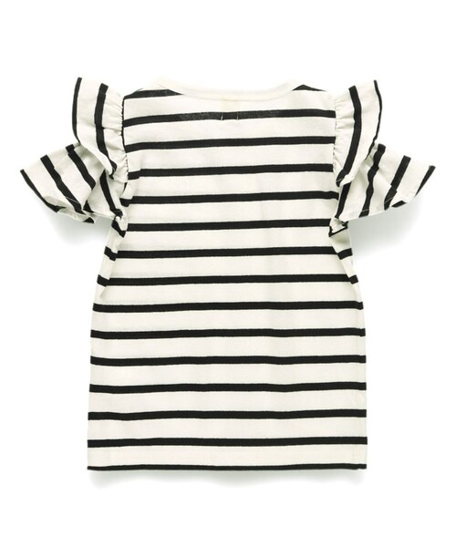 DRC branshes（ディーアールシーブランシェス）の「【WEB限定/DRC/綿100％】肩あきフリル半袖Tシャツ（Tシャツ/カットソー・キッズ・ブルーグレー/その他1/その他2/ブラック/ラベンダー/ピンク・150/140/90/120/100/110/130）」の20枚目の写真