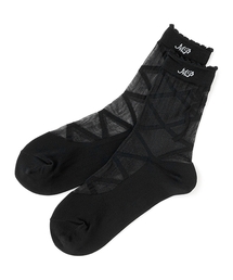 【ニコ☆プチ掲載】シアーレースアップソックス