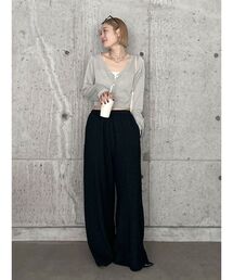 Ungrid | Vネックシアーショートニットカーデ(カーディガン/ボレロ)