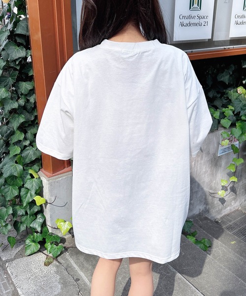 INGNI（イング）の「ベアモチーフTシャツ（Tシャツ/カットソー・レディース・オフホワイト/スミクロ/オートミール・M）」の19枚目の写真