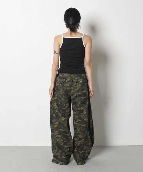 MARK&LONA カモフラージュパンツ Mサイズ ブラック カモフラージュカーペンターパンツ | ファッション通販サイト NUGU
