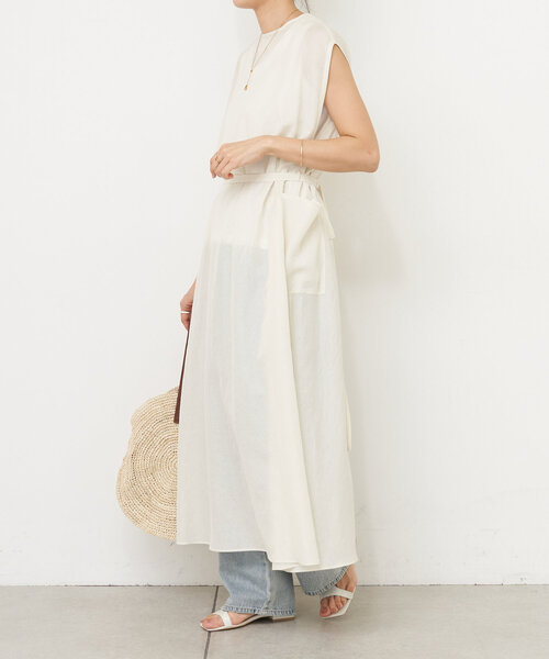 BEARDSLEY（ビアズリー）の「シアーロングジレ（ベスト）」 - WEAR