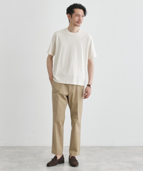 TAKEO KIKUCHI（タケオキクチ）の「【LIMITED】ストレッチ チノパンツ（スラックス・メンズ・ブラック/カーキ/ネイビー/ベージュ・05/04/03/02/01）」の8枚目の写真