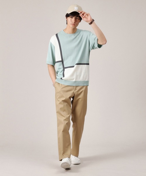 TAKEO KIKUCHI（タケオキクチ）の「【LIMITED】ストレッチ チノパンツ（スラックス・メンズ・ブラック/カーキ/ネイビー/ベージュ・05/04/03/02/01）」の9枚目の写真