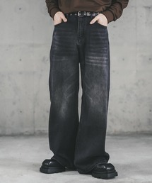 Shoowtime | Vintage wash wide straight denim pants / ビンテージウォッシュワイドストレートデニムパンツ(デニムパンツ)