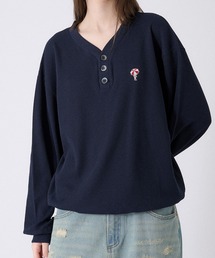 HENRY NECK THERMAL LONG T-SHIRT /ヘンリーネックサーマルロンT