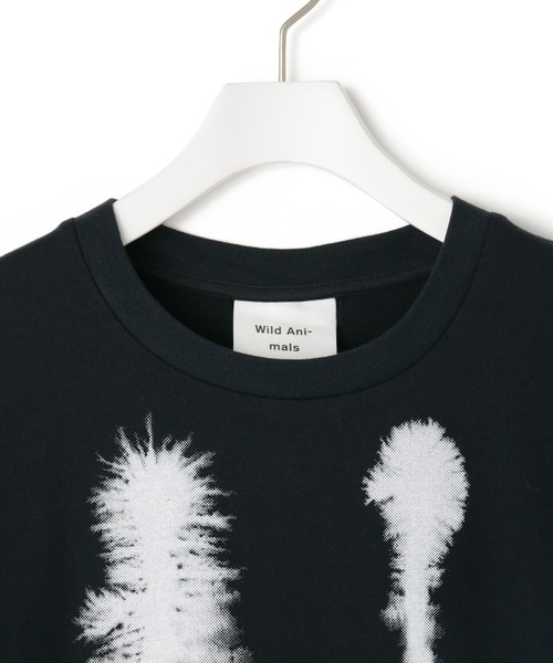 ADAM ET ROPE'(アダムエロペ)の「【Wild Animals(ワイルド アニマルズ)】T-Shirt(Tシャツ/カットソー・レディース・ブラック・X-SMALL)」の9枚目の写真