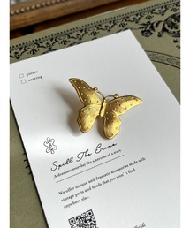 tone | 【Spill The Beans】BRASSバタフライブローチ(MA)(ブローチ/コサージュ)