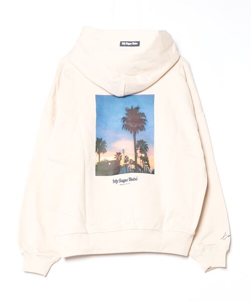 My sugar Babe（マイシュガーベイブ）の「MSB×EvisJap photo hoodie（パーカー・メンズ・アイボリー/ネイビー・LARGE/MEDIUM）」の3枚目の写真
