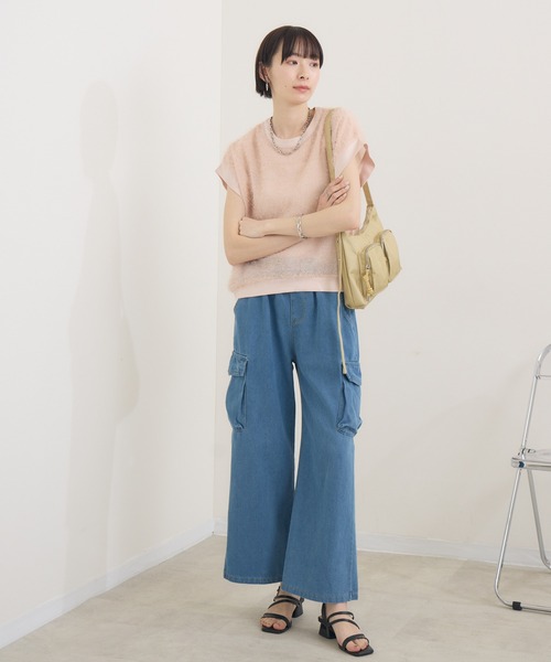 Paradise Picnic（パラダイスピクニック）の「CONTROLFREAKZIP　ポシェットバッグ（ショルダーバッグ・レディース・ブラック/ベージュ・FREE）」の9枚目の写真