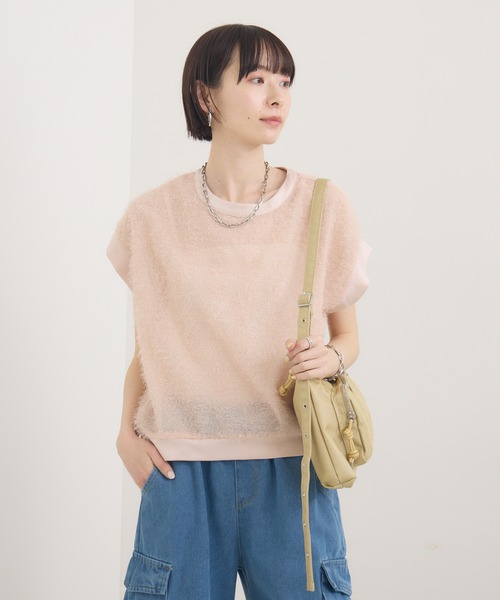 Paradise Picnic（パラダイスピクニック）の「CONTROLFREAKZIP　ポシェットバッグ（ショルダーバッグ・レディース・ブラック/ベージュ・FREE）」の10枚目の写真