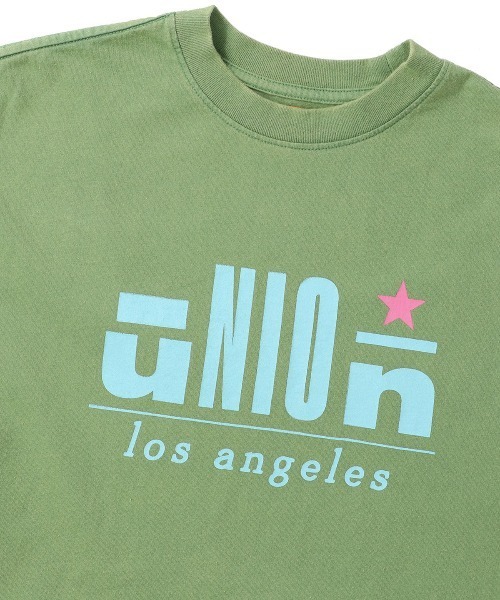 UNION（UNION TOKYO）（ユニオン）の「UNION TOKYO DUO TEE ユニオントーキョー Tシャツ（Tシャツ/カットソー・メンズ・ホワイト/グリーン系その他・SMALL/LARGE/MEDIUM/X-LARGE/XX-LARGE）」の3枚目の写真