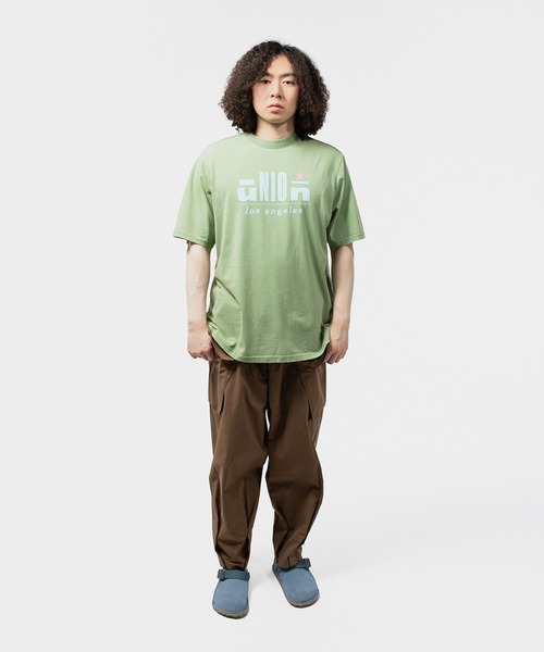 UNION（UNION TOKYO）（ユニオン）の「UNION TOKYO DUO TEE ユニオントーキョー Tシャツ（Tシャツ/カットソー・メンズ・ホワイト/グリーン系その他・SMALL/LARGE/MEDIUM/X-LARGE/XX-LARGE）」の9枚目の写真