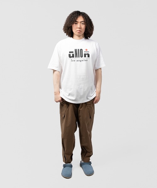 UNION（UNION TOKYO）（ユニオン）の「UNION TOKYO DUO TEE ユニオントーキョー Tシャツ（Tシャツ/カットソー・メンズ・ホワイト/グリーン系その他・SMALL/LARGE/MEDIUM/X-LARGE/XX-LARGE）」の8枚目の写真
