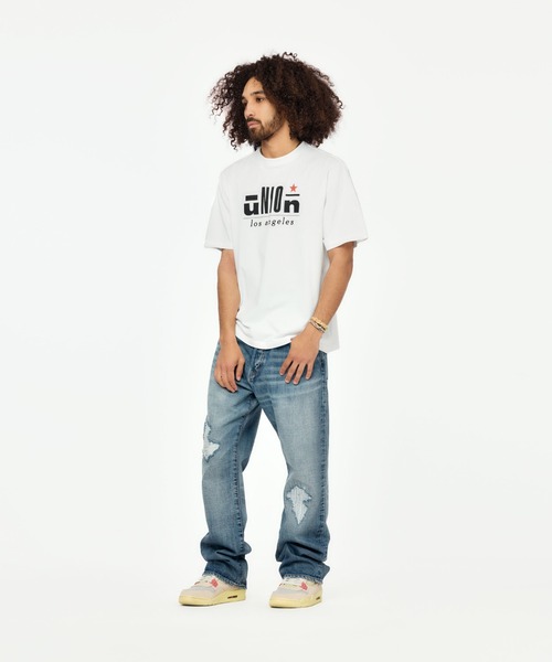 UNION（UNION TOKYO）（ユニオン）の「UNION TOKYO DUO TEE ユニオントーキョー Tシャツ（Tシャツ/カットソー・メンズ・ホワイト/グリーン系その他・SMALL/LARGE/MEDIUM/X-LARGE/XX-LARGE）」の21枚目の写真