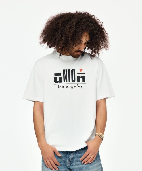 UNION（UNION TOKYO）（ユニオン）の「UNION TOKYO DUO TEE ユニオントーキョー Tシャツ（Tシャツ/カットソー・メンズ・ホワイト/グリーン系その他・SMALL/LARGE/MEDIUM/X-LARGE/XX-LARGE）」の20枚目の写真