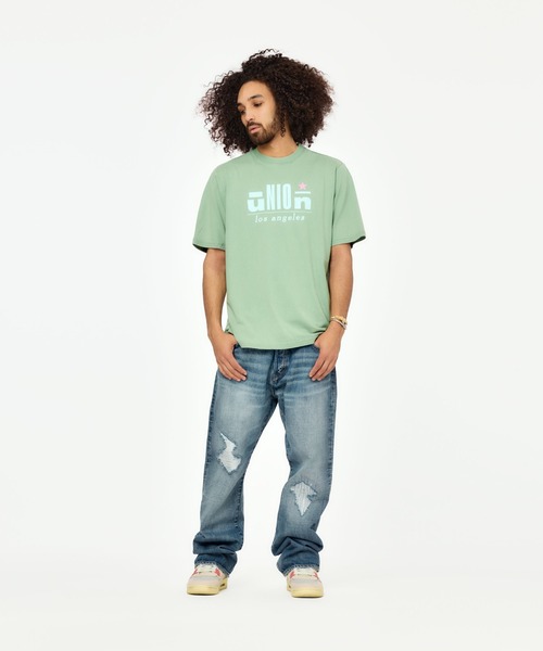 UNION（UNION TOKYO）（ユニオン）の「UNION TOKYO DUO TEE ユニオントーキョー Tシャツ（Tシャツ/カットソー・メンズ・ホワイト/グリーン系その他・SMALL/LARGE/MEDIUM/X-LARGE/XX-LARGE）」の22枚目の写真