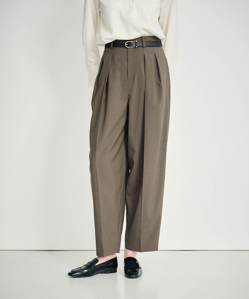 N.O.R.C(ノーク)の「ウォッシャブルバレルパンツ【CLEAN MOTION】(その他パンツ・レディース・ネイビー/チャコール/ブラウン/ブラック・M/S)」の3枚目の写真