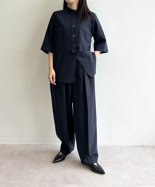 N.O.R.C(ノーク)の「ウォッシャブルバレルパンツ【CLEAN MOTION】(その他パンツ・レディース・ネイビー/チャコール/ブラウン/ブラック・M/S)」の5枚目の写真