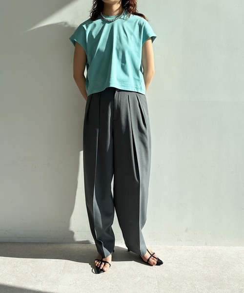 N.O.R.C(ノーク)の「ウォッシャブルバレルパンツ【CLEAN MOTION】(その他パンツ・レディース・ネイビー/チャコール/ブラウン/ブラック・M/S)」の13枚目の写真