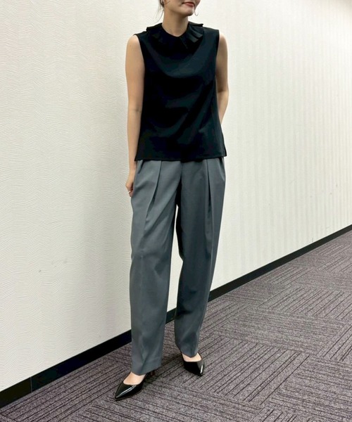 N.O.R.C(ノーク)の「ウォッシャブルバレルパンツ【CLEAN MOTION】(その他パンツ・レディース・ネイビー/チャコール/ブラウン/ブラック・M/S)」の10枚目の写真