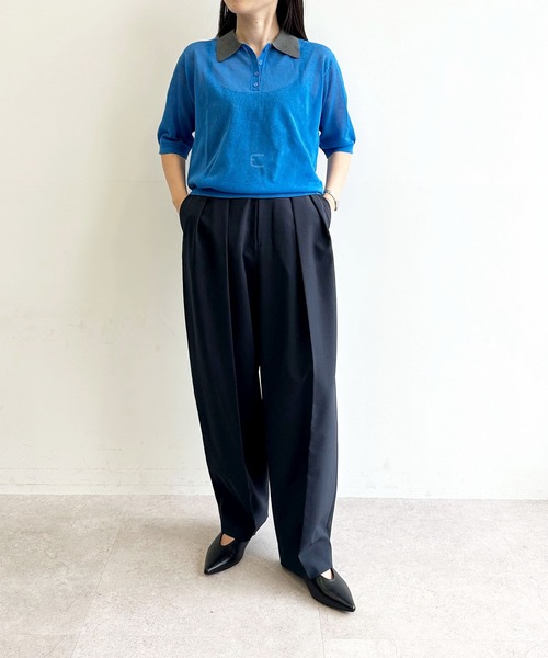 N.O.R.C(ノーク)の「ウォッシャブルバレルパンツ【CLEAN MOTION】(その他パンツ・レディース・ネイビー/チャコール/ブラウン/ブラック・M/S)」の6枚目の写真