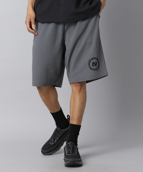 NUMERALS（ヌメラルズ）の「【NUMERALS】ライトスウェットショーツ（スウェットパンツ・メンズ・グレー/ブラック/カーキ・MEDIUM/LARGE）」の3枚目の写真